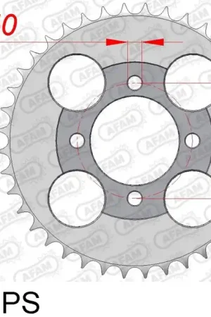 Alleen Vandaag AFAM - REAR STEEL 36T PS, 428 - Sprockets - 36T